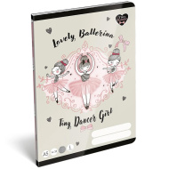 ICO: Lizzysuli Tiny Dancer Ballerina linirana sveska za 1. razred A5 14-32