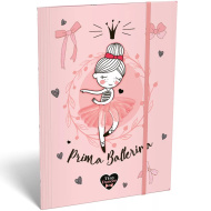 ICO: Lizzysuli Tiny Dancer Ballerina mapa s gumicom A/4