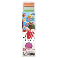 ICO: Süni plastelin u pastelnim bojama, 10 kom.