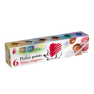 ICO: Süni tempera u teglicama, metalik boje 6 x 25 ml