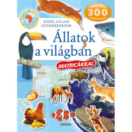 Ilustrirani atlas za djecu - Životinje svijeta: edukativna knjiga s naljepnicama