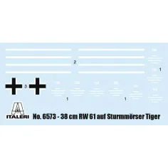 Italeri 1/35 38 cm RW 61 auf STURMMÖRSER TIGER maketa tenka slika 3
