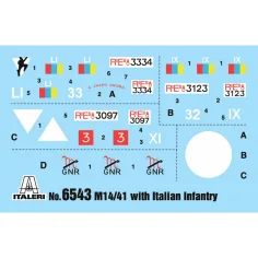 Italeri 1/35 Carro Armato M14/41 I Serie tenk maketa slika 9