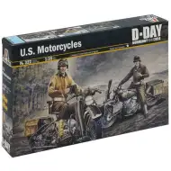 Italeri 1/35 američki motocikli 2 komada vojni motocikl maketa