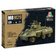Italeri 1/56 M8/M20 maketa tenka