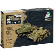 Italeri 1/56 talijanski tenkovi i Semoventi maketa tenka