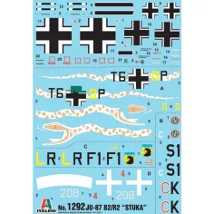 Italeri 1/72 Ju-87 B2/R2 Stuka ronilački bombarder maketa aviona slika 4