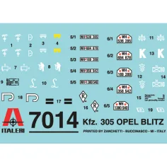 Italeri 1/72 Kfz. 305 Opel Blitz maketa vojnog kamiona slika 3