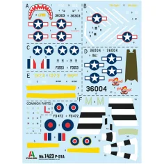 Italeri 1/72 P-51A Mustang lovački avion maketa slika 2
