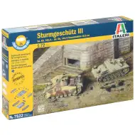 Italeri 1/72 Sturmgeschütz III jurišni top 2-kompletni set maketa