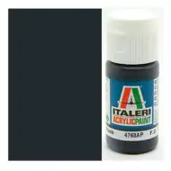 Italeri Flat Black (4768AP) - Mat crna maketarska boja 20ml