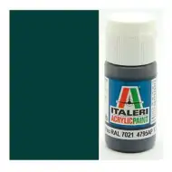 Italeri Flat Pz. Schwarzgrau RAL 7021 (4795AP) – Mat sivo-crna boja za makete 20ml