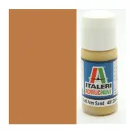 Italeri Flat US Army/Mar.Gulf Armor Sand (4812AP) - Mat boja za makete američke vojske/mornaričkog korpusa u pustinjskoj boji oklopa, 20 ml