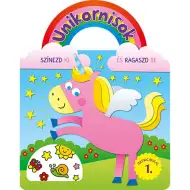 Jednorogovi - Obojaj i zalijepi naljepnice 1. radna bilježnica