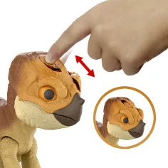 Jurassic World: Ponovno rađanje - Interaktivna figura dinosaura Aquilops Dolores - Mattel slika 2