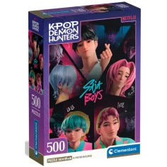 K-pop lovci na demone Saja Boys, 500-dijelna slagalica - Clementoni