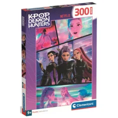 K-pop lovci na demone Super puzzle 300 dijelova - Clementoni