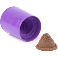 Kinetic Sand: Kutija za sladoled s smeđim pijeskom za modeliranje - Spin Master slika 3