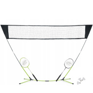 Komplet za badminton s mrežom i reketom - Spartan