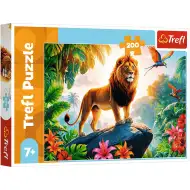 Kralj džungle puzzle od 200 dijelova - Trefl