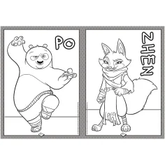 Kung Fu Panda bojanka - Trefl slika 3