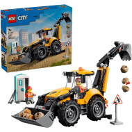 LEGO® City: Žuti rovokopač-utovarivač (60480)