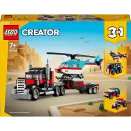 LEGO® Creator: Kamion s ravnim krovom i helikopter (31146)