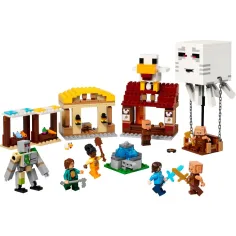 LEGO® Minecraft: Napad duhova zračnog broda i sela (21273) slika 5
