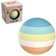 Labda 6db-os toranj graditeljska igra 12cm