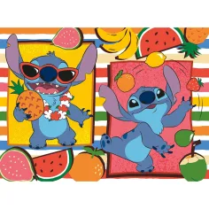 Lilo i Stitch voćna avantura 2 u 1, Eko mini slagalica od 48 dijelova i bojanka 35x25 cm - Lisciani slika 2