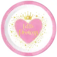 Little Princess set papirnatih tanjura, 8 komada, 23 cm