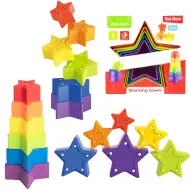 Little Stars: Toranj za slaganje u obliku šarenih zvijezda za bebe