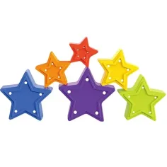 Little Stars: Toranj za slaganje u obliku šarenih zvijezda za bebe slika 4
