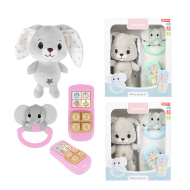 Little Stars plišani zec sa zveketom i telefonom, u više varijanti, 1 kom.