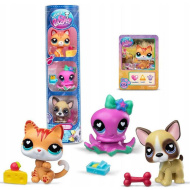 Littlest Pet Shop: Mačka, hobotnica, psić, paket od 3 figure, 4. serija