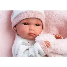 Llorens: Bimba, novorođenačka lutka 35 cm s bočicom i dekicom. slika 4