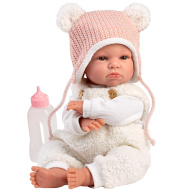 Llorens: Lara, plačuća lutka visine 38 cm u kapici s ušima medvjedića