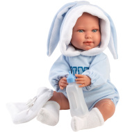 Llorens: Lino, 45 cm plačuća lutka u odjeći sa zečjim ušima