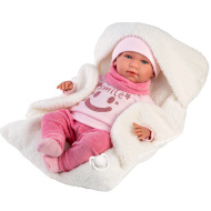 Llorens: Mimi 42 cm plačuća lutka s bijelim nosiljkom