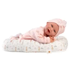 Llorens: Mimi, nasmijana beba od 42 cm s duducom i gnijezdom za bebe slika 3