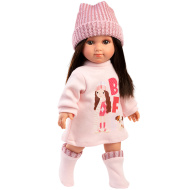 Llorens: Sara lutka 35 cm u ružičastoj pletenoj kapici