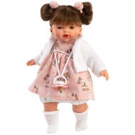 Llorens: Vera, lutka od 33 cm u zečjem kostimu s dudom.