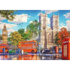 Londonska ulična scena, premium puzzle od 1000 dijelova – Trefl slika 2