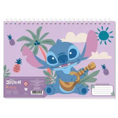Luna: Disney Lilo & Stitch skicirka A4, 30 listova