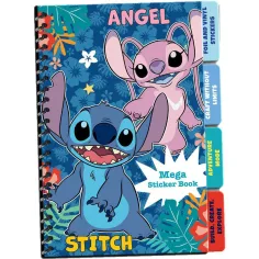 Luna: Disney Stitch Mega bilježnica s naljepnicama