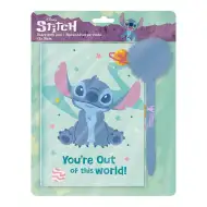 Luna: Disney Stitch tajni dnevnik s lokotom i kemijskom s pomponom 12x18 cm, 60 listova