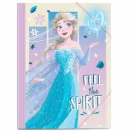 Luna: Elastična mapa za A4 listove s motivom Snježno kraljevstvo 25x35cm