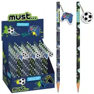 Luna: Grafitna olovka za dječake s gumicom, dvije varijante, 1 komad