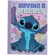 Luna: Gumena mapa s natpisom "Stitch Having a Blast" 25x35 cm