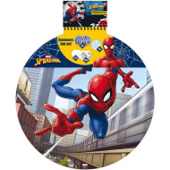 Luna: Kreativni blok za crtanje s motivom Spider-Mana, 40 listova, s naljepnicama i šablonama.